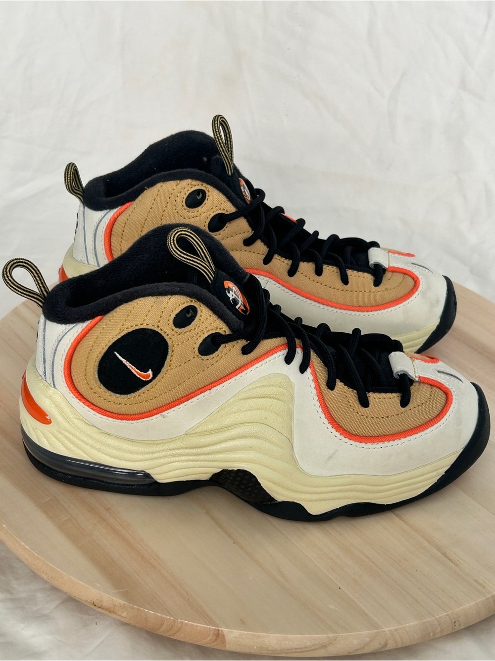 Nike Air Penny 2 Mid Top “Wheat-Gold” Sneakers Men’s 4